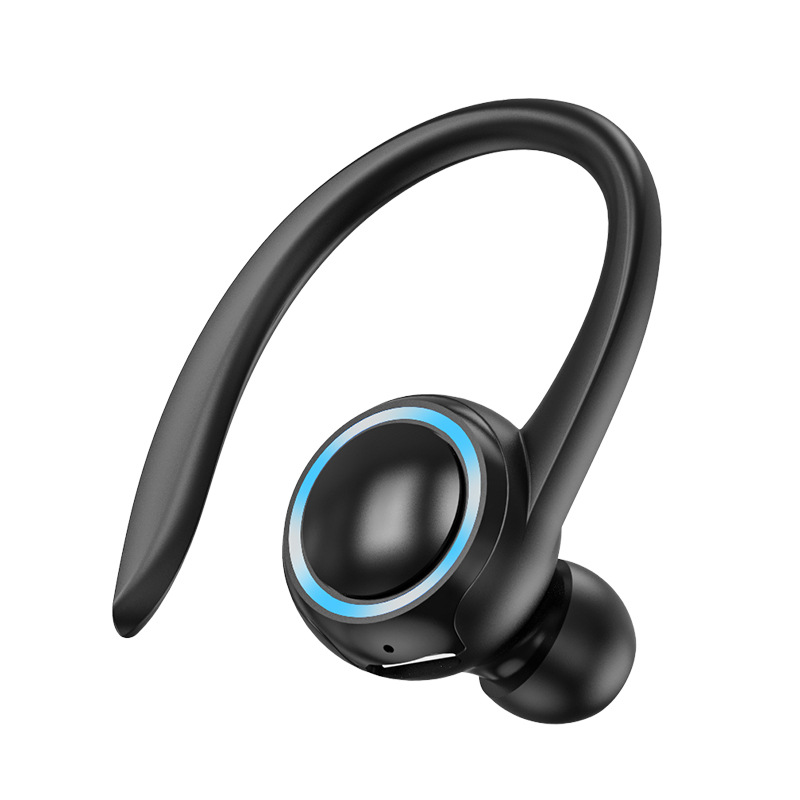 Earphone Sport Hook - Mini Single‑Ear Ear‑Hook Bluetooth Headset, Wireless