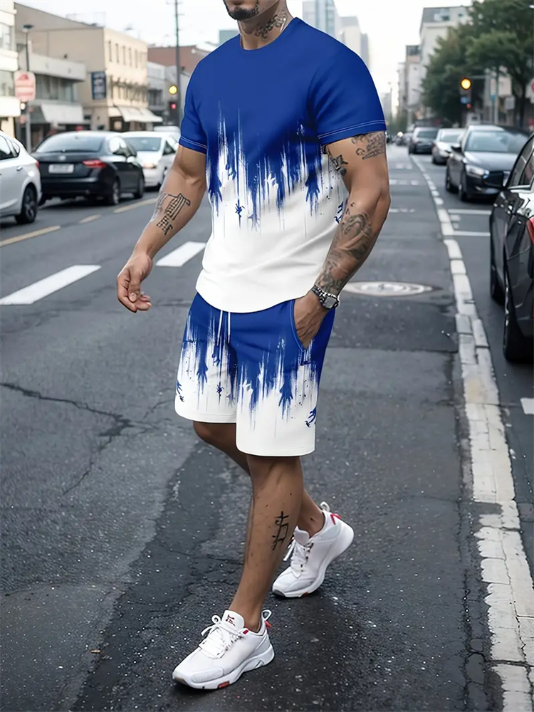 Men Women Gradient Texture T-s - Running Gear For Men review and price