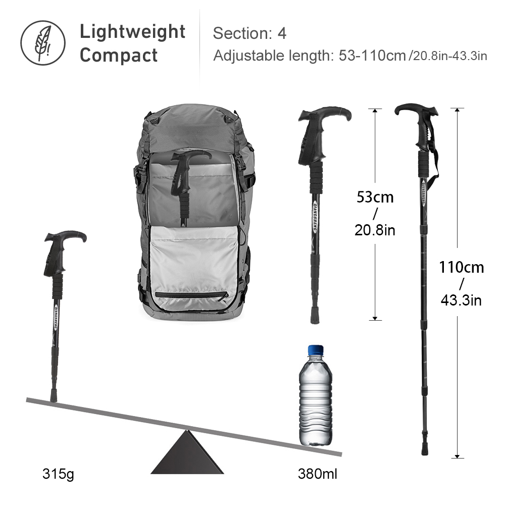 Outdoor Folding Trekkings Pole - Trekking Pole Carbon review and price