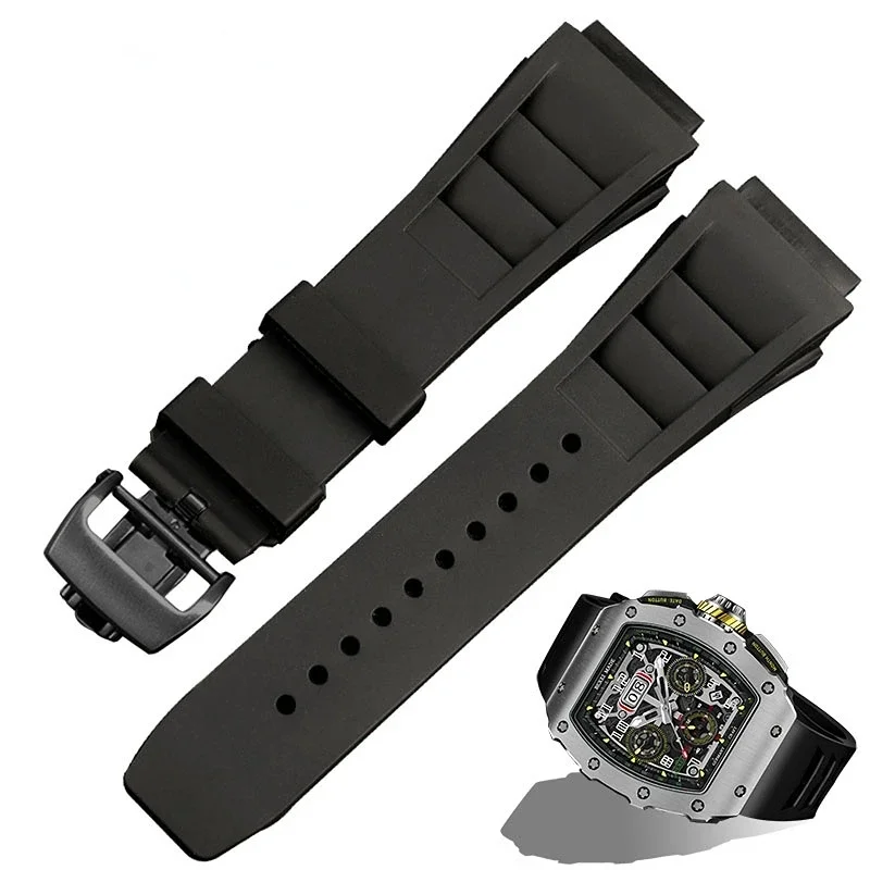 Rubber Watch Band for Richard  - Sweat Band Wrist review and price