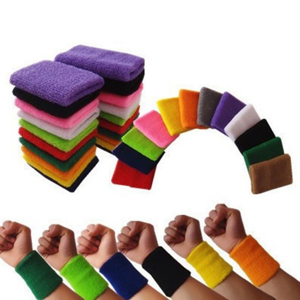 1/2Pcs Unisex Wristbands Sport - Sweat Band Wrist review and price