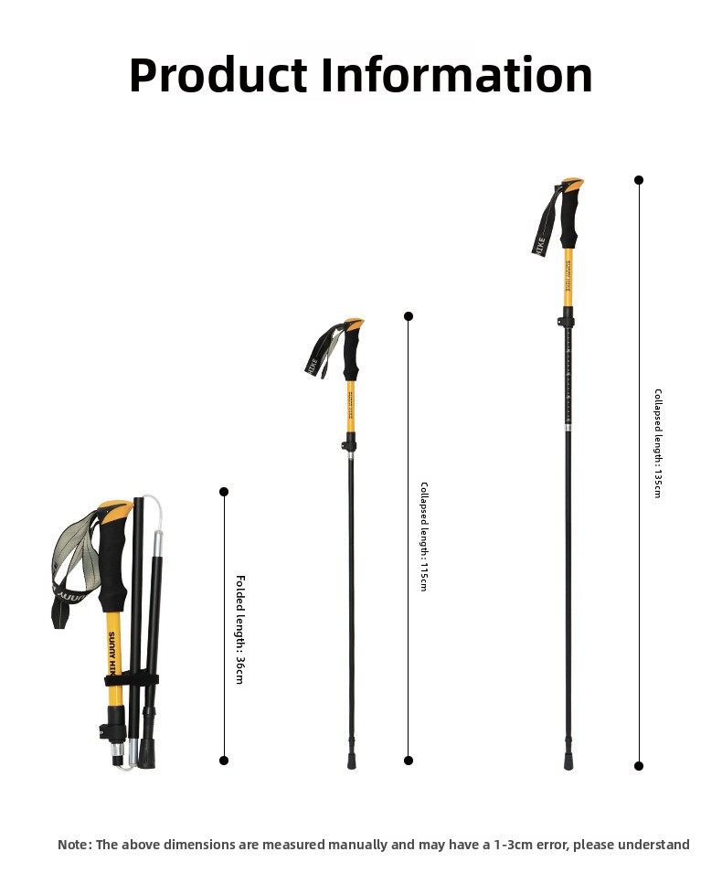 Aluminum Alloy Folding Trekkin - Trekking Pole Carbon review and price