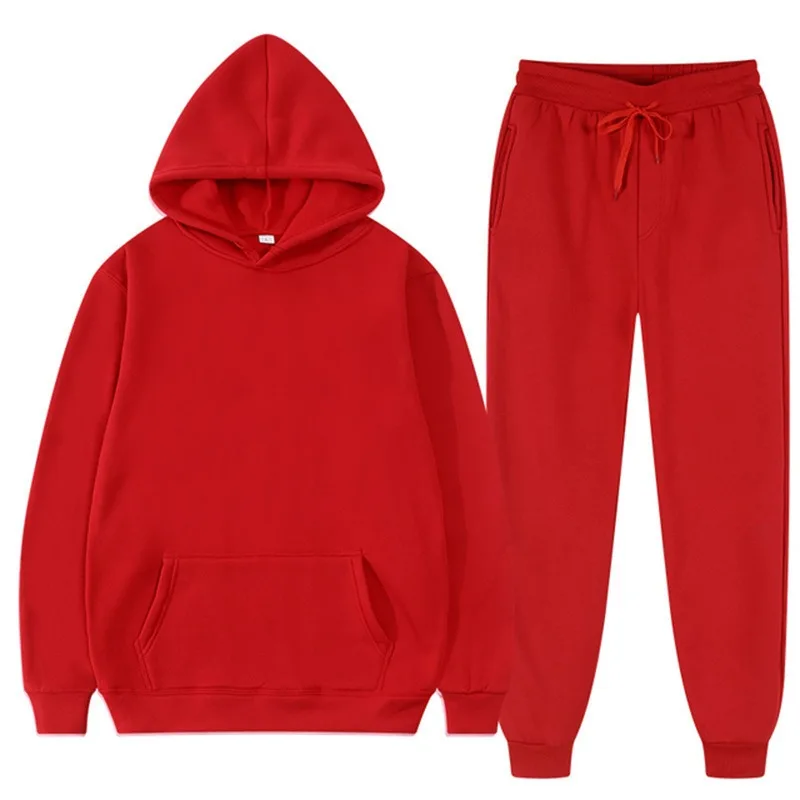 Men Tracksuit 2 Pieces Sets Ho - Running Gear For Men review and price