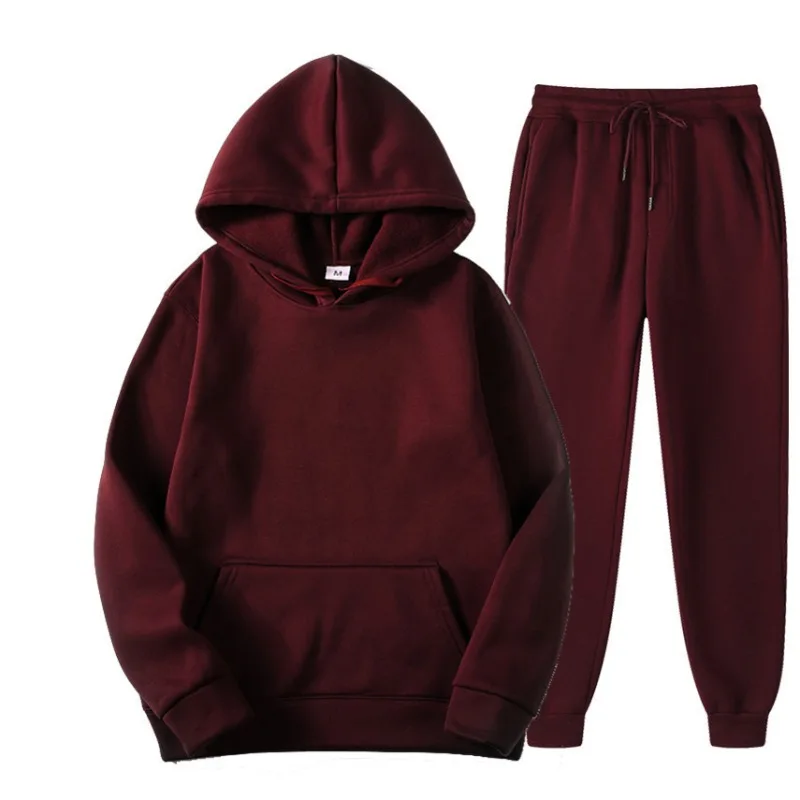 Men Tracksuit 2 Pieces Sets Ho - Running Gear For Men review and price