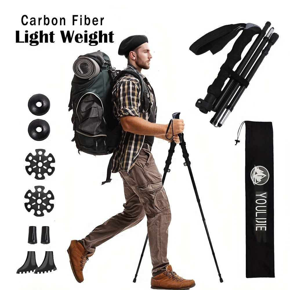 2 Pack Lightweight 100% Carbon - Trekking Pole Carbon review and price