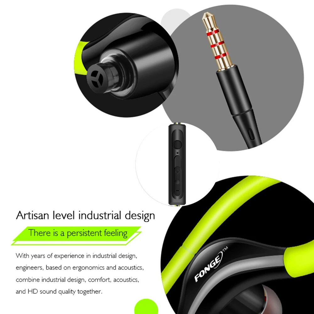 S760 Wired In-ear Waterproof E - Earphone Sport Hook review and price
