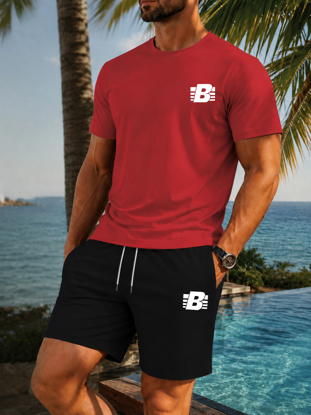 Men's 2-Piece Tracksuit Casual - Running Gear For Men review and price