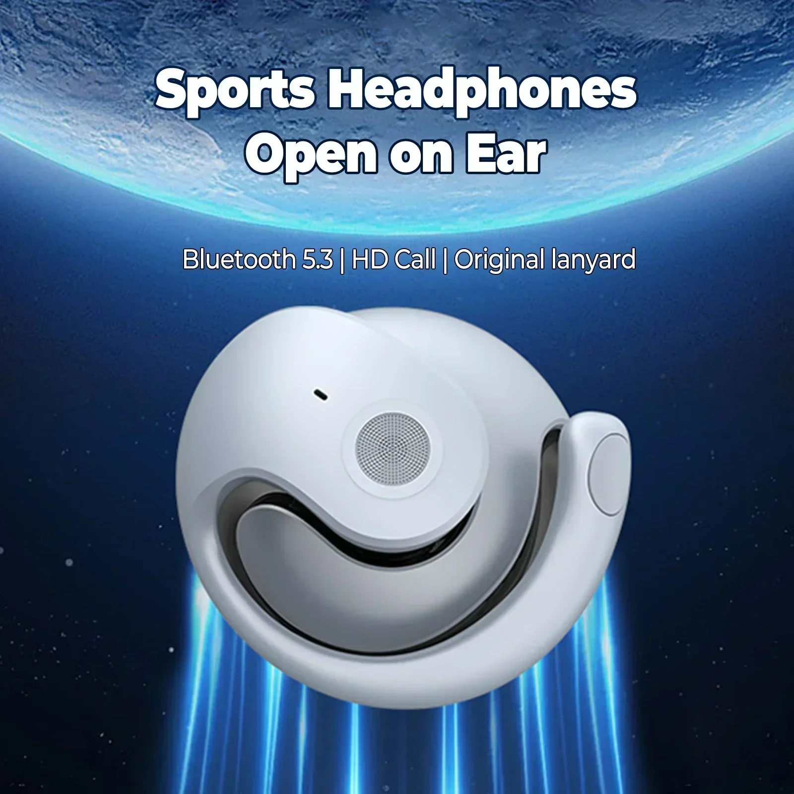 TWS Wireless Bluetooth Headpho - Earphone Sport Hook review and price
