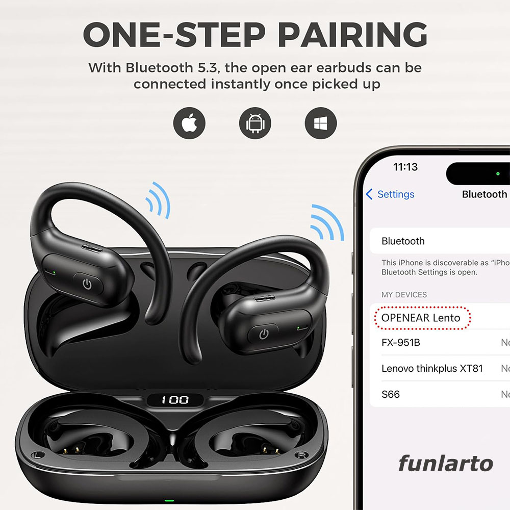 Open-Ear Wireless Running Head - Earphone Sport Hook review and price